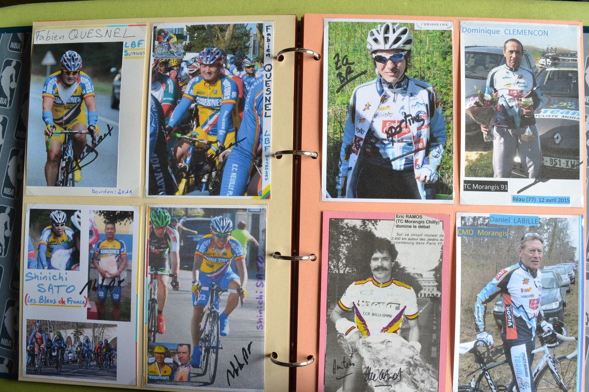 Les Bleus de France et Team Cyclistes Morangis.