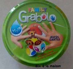 Grabolo Family jeu de société pour la famille, jeu de poche