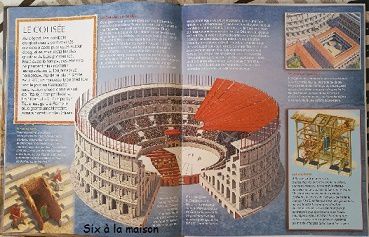 Gladiateurs et les jeux du cirque Fleurus la grande imagerie Le Colisée