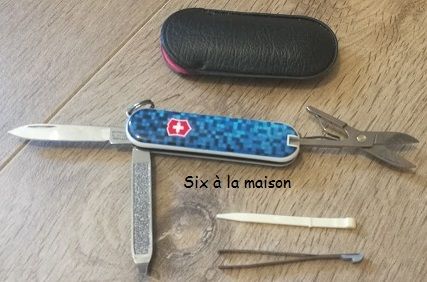 Mon outil essentiel pour cet été : couteau suisse : le canif onglier Victorinox fashion + pochette