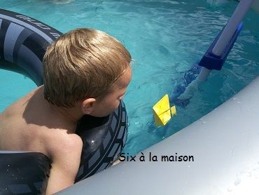 Origami bateau et marin diy enfant - activite vancances enfants