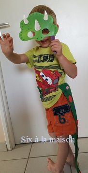 ToucanBox activité enfants kit dinosaure déguisement DIY