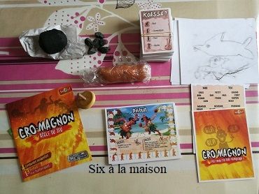 Cro-Magnon de Bioviva : Retourne au temps des hommes préhistoriques pour bien rigoler j2s eco-conçu enfants jeux de société