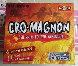 Cro-Magnon de Bioviva : Retourne au temps des hommes préhistoriques pour bien rigoler j2s eco-conçu enfants jeux de société