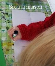Toucan Box, une box créative pour enfant de 3 à 8 ans, collage étape 2