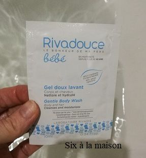 Rivadouce bébé échantillon gel doux lavant #parentsexperts #rivadoucebebe