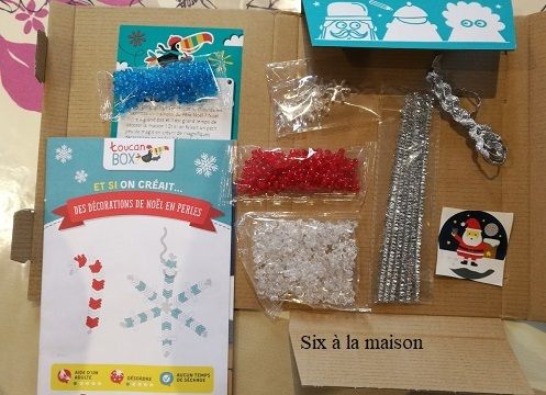 Des décorations en perles pour votre sapin de Noël avec Toucan Box