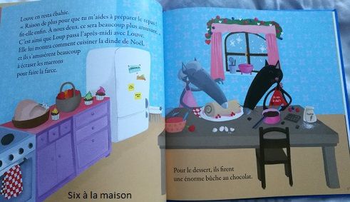 Le Loup qui n'aimait pas Noël - Six à la maison