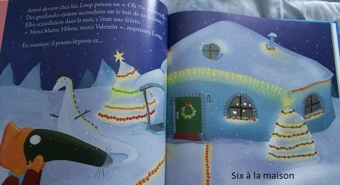 Paru chez Auzou Le Loup qui n'aimait pas Noël La maison de Loup est décorée pour Noël