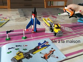 Lego creator : Le spectacle aérien 31060 ensemble camion avion et fusee