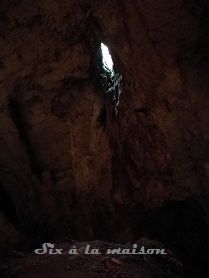 Avent d'Orgnac Ardèche grotte photo de l'entrée