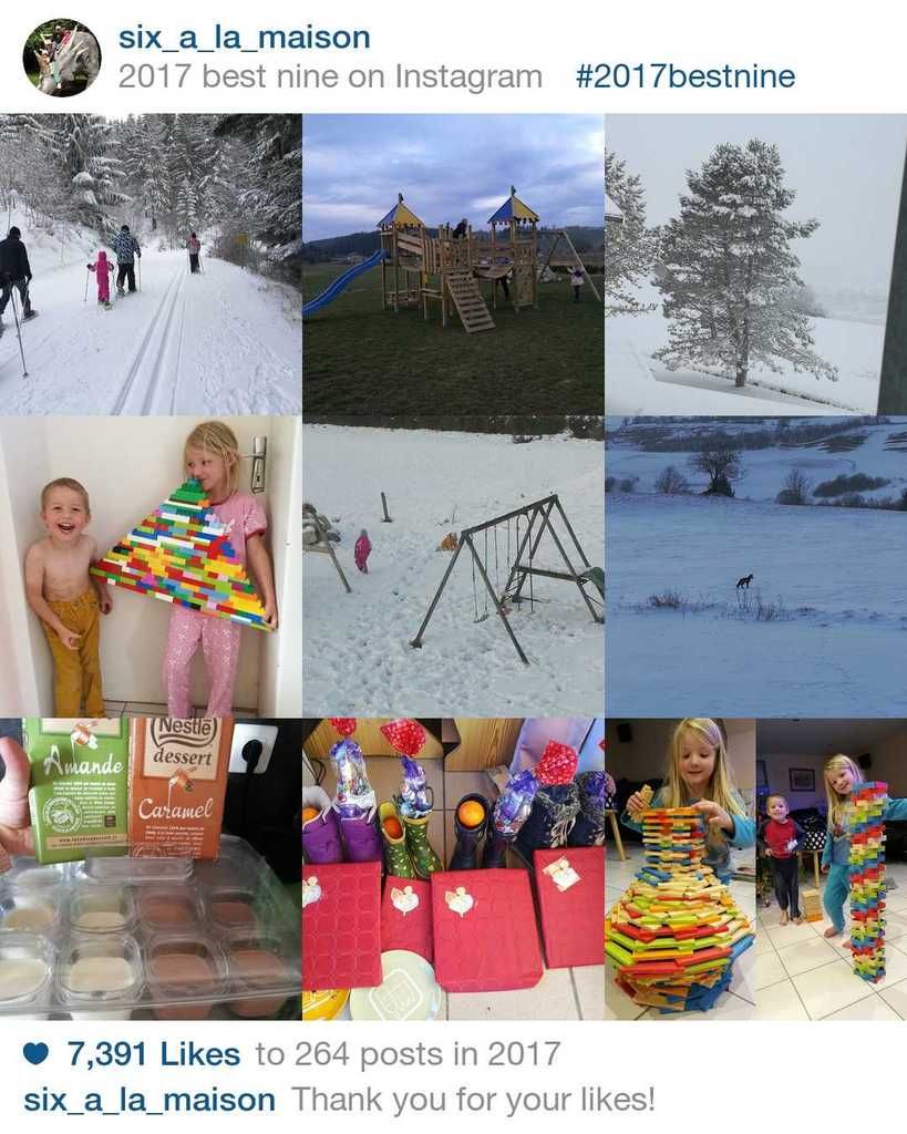 bestnine 2017 Six_a_la_maison photo instagram