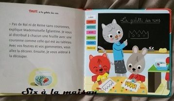 Timoté et la galette des rois écrit par Emmanuelle MASSONAUD paru chez Grund Jeunesse couronne en maternelle