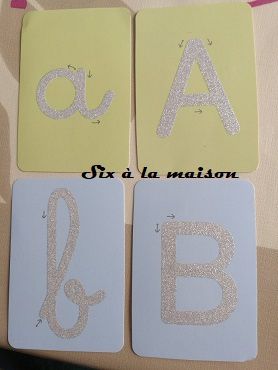 Mon grand coffret Montessori des lettres rugueuses associer écriture majuscule d’imprimerie et minuscule cursive