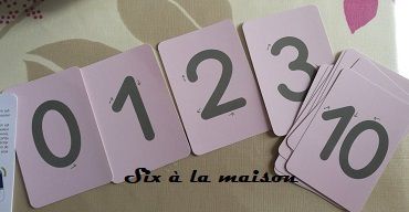 Mon grand coffret Montessori des lettres rugueuses les cartes nombres
