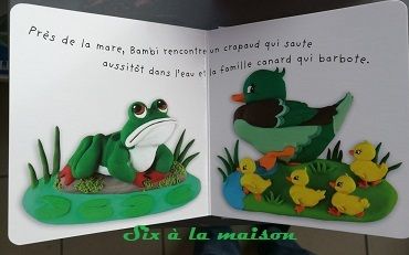 Coffret Bambi - L'imagerie des bébés Fleurus, le livre avec les animaux rencontrés par Bambi
