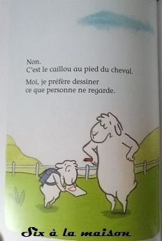  Dessine moi un petit prince écrit par Michel Van Zeveren La maman de Petit Mouton dessine un caillou