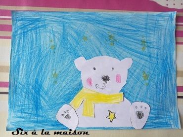 Ours Polaire - activité DIY pour occuper les enfants maternelle CP vacances d'hiver