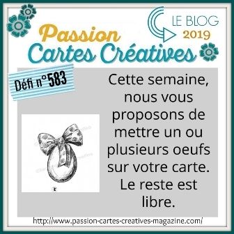 defi 583 de Passion Cartes Créatives : ma proposition
