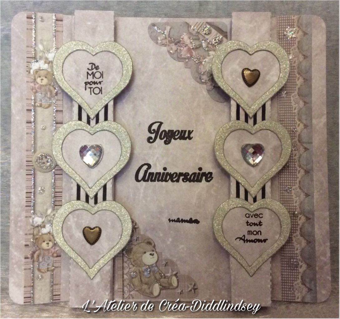 Carte D Anniversaire Pour Ma Maman Sur Le Theme Des Ours En Peluche Le Blog De Diddlindsey
