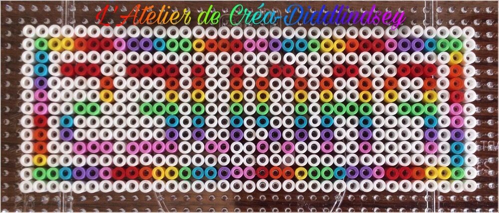 Hama bead, une décoration de Pâques