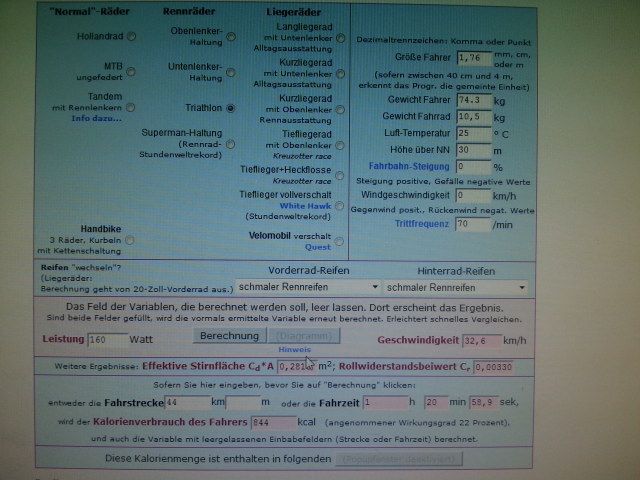 Ob das meine sportlichen Gegner wissen? Angemeldet ist der Vorjahressieger. 4 weitere unbekannte Tria sind aber auch dabei... .