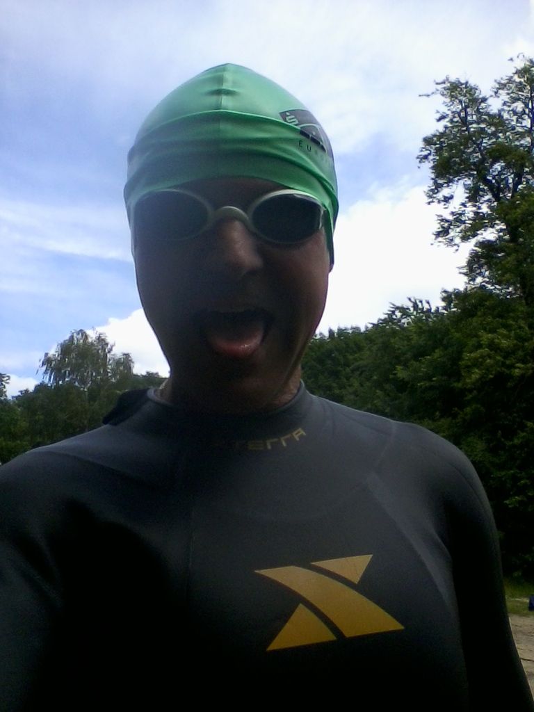 Das Ausziehn des Neo muß noch geübt werden. Also noch ein paar mal ...bevor es los geht!