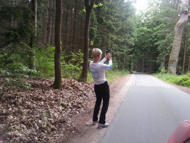 Die Anfahrt zum Wettkampfort.