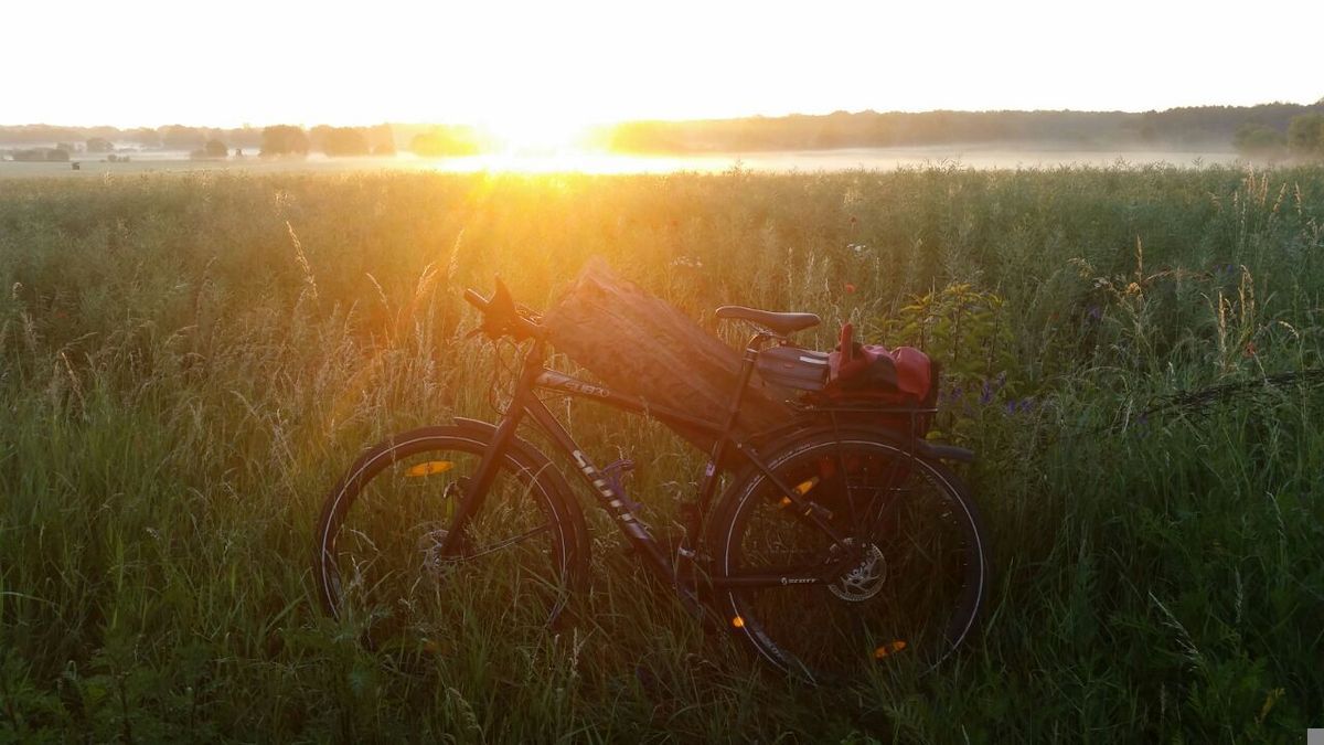 Hier mach ich nun einen Haken dran und genieße die morgentlichen Radausflüge!