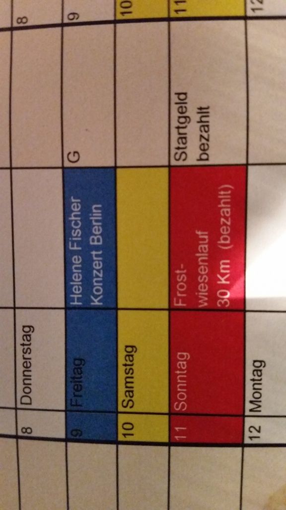 20 lockere Laufkilometer haben wir bei strahlendem Sonnenschein durchgezogen!