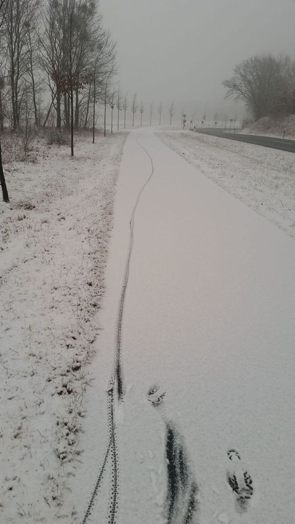 Erst frühlinkt es, dann Blitzeis, heute schneit was.