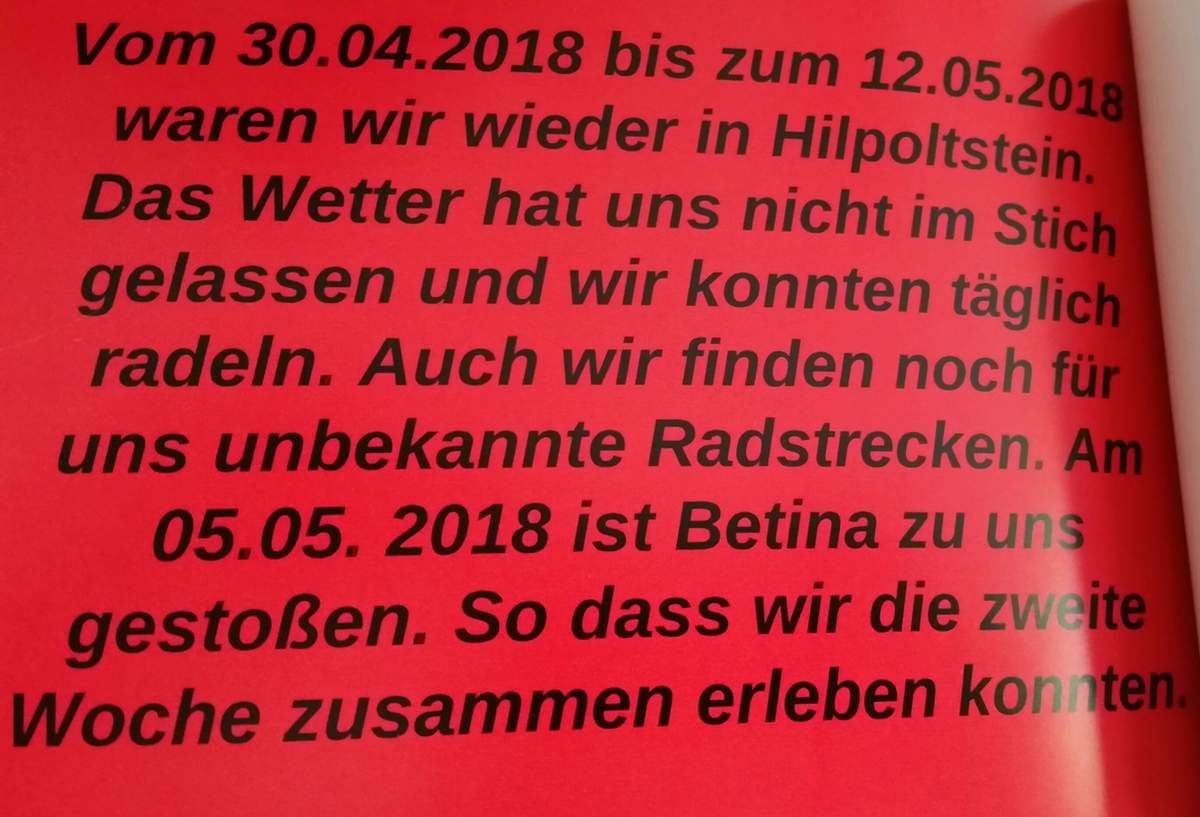 Aus dem Trainingslager.