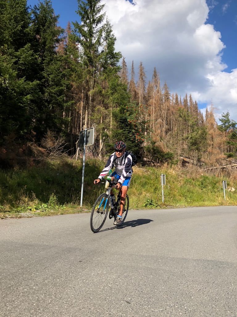 Alle Bilder, die einen Aufstieg zum Brocken zeigen sind gestellt, denn hochwärts ging es ohne Halt!
