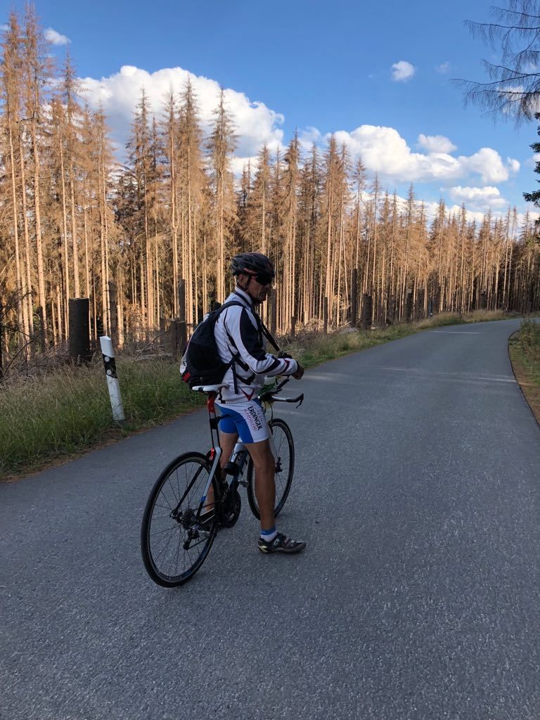 Alle Bilder, die einen Aufstieg zum Brocken zeigen sind gestellt, denn hochwärts ging es ohne Halt!