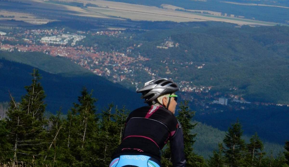 Alle Bilder, die einen Aufstieg zum Brocken zeigen sind gestellt, denn hochwärts ging es ohne Halt!