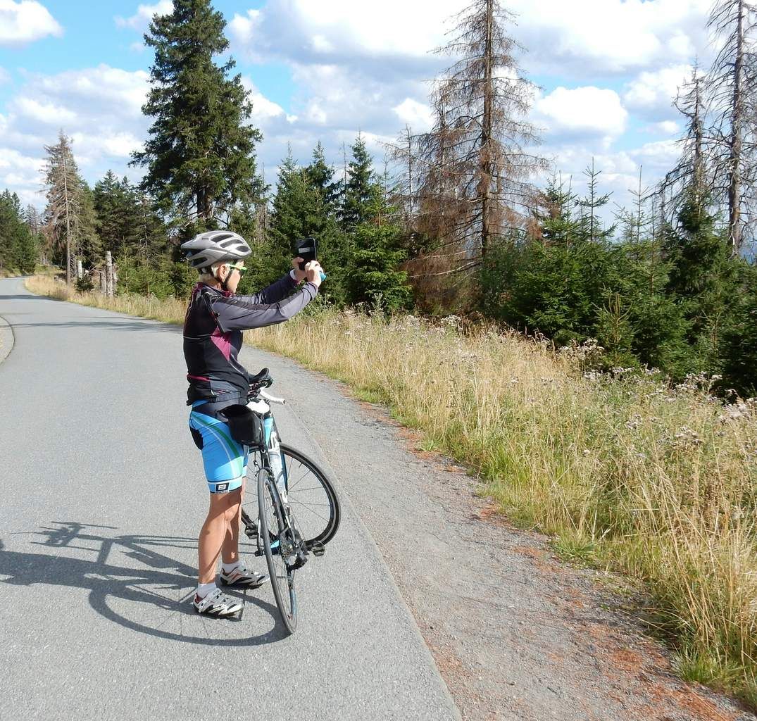 Alle Bilder, die einen Aufstieg zum Brocken zeigen sind gestellt, denn hochwärts ging es ohne Halt!