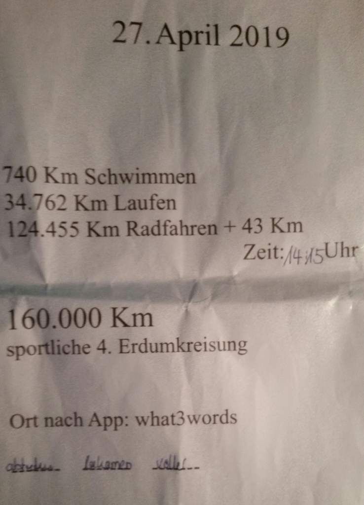 App: what3words: abtreten.bekamen.voller oder der 160.000 ste sportlich zurückgelegte Kilometer