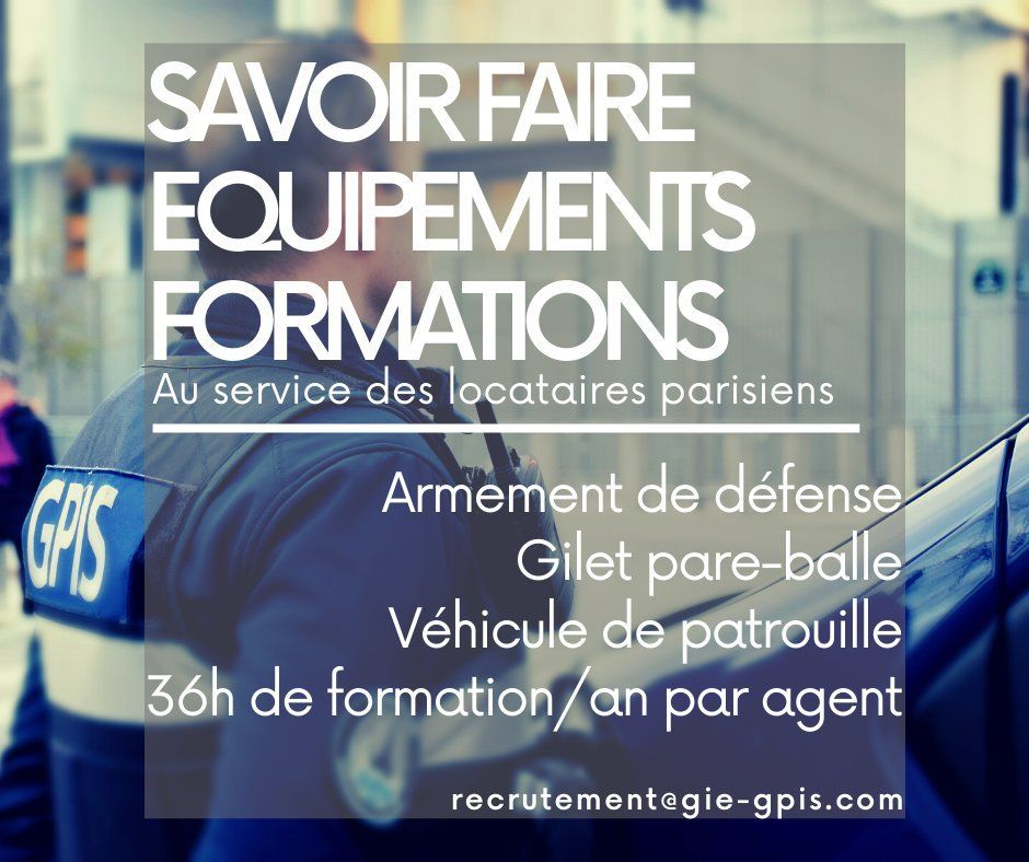 Le GPIS recrute ! Agent de sécurité mobile 