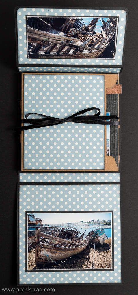 Les enveloppes forment un accordéon.