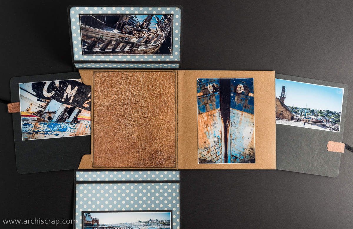 Les enveloppes forment un accordéon.