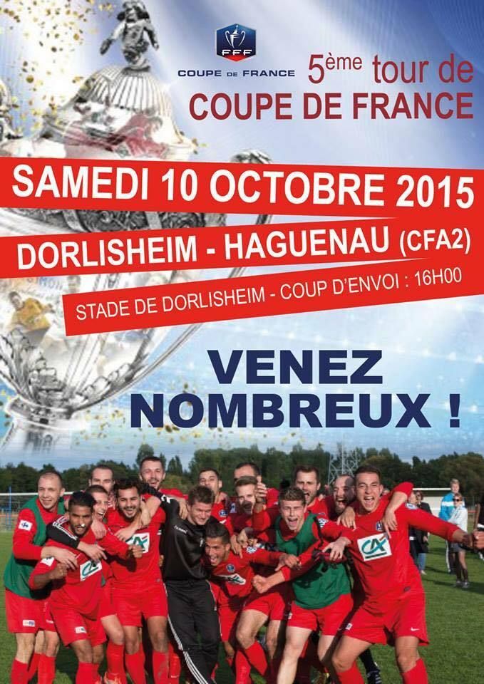 CDFrance 5è Tour: SR Dorlisheim - FR Haguenau samedi 10 Octobre