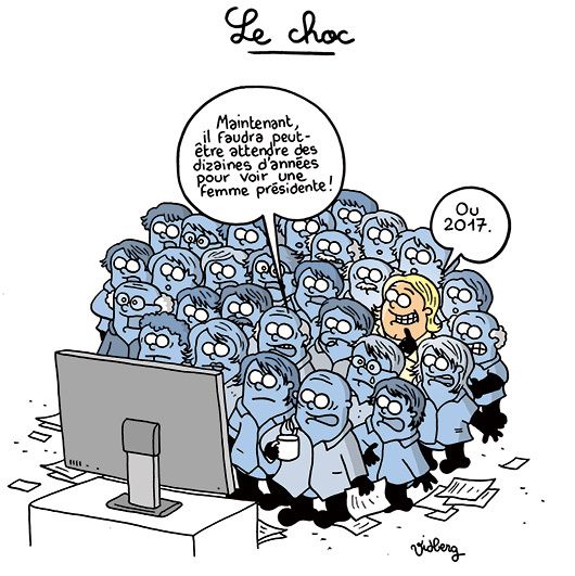 Marine Le Pen (Front National) se frotte les mains et espère imiter Trump pour 2017