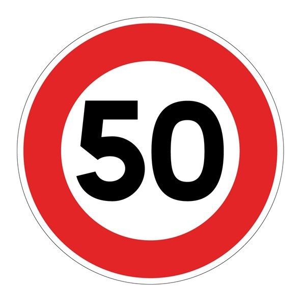 Humour limitation de vitesse: Verbaliser à 50km/heure