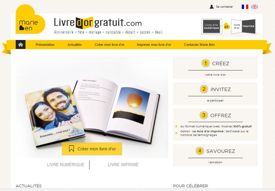 livre d'or anniversaire