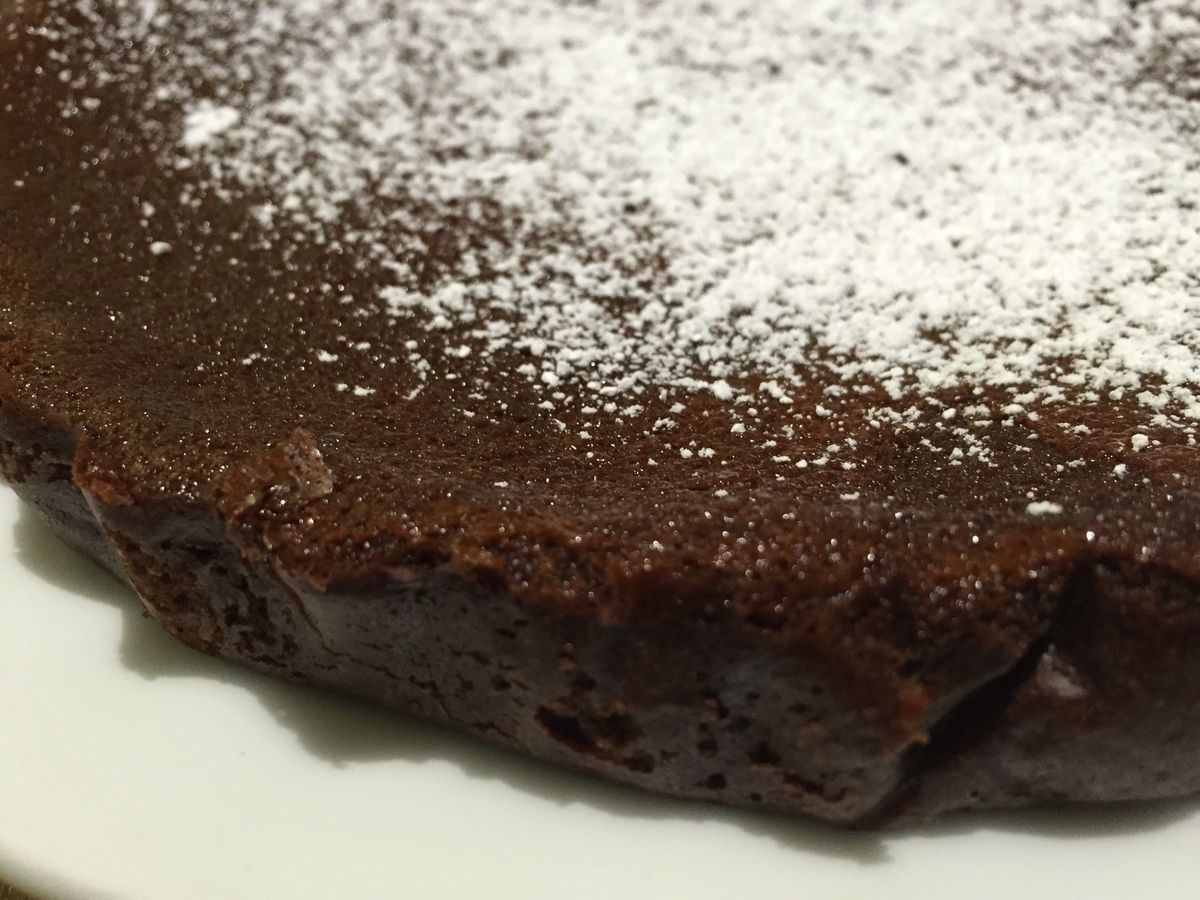 Fondant chocolat  &amp; caramel beurre salé