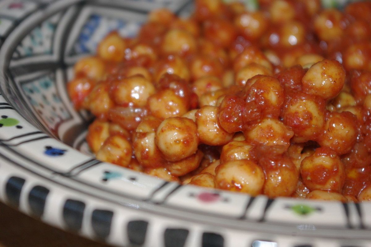 Pois chiches piquants à ma façon