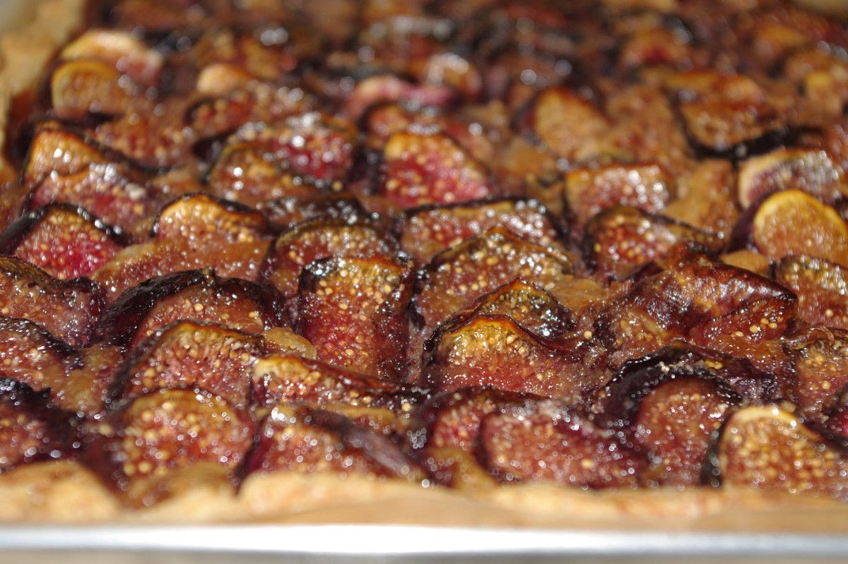 Tarte figues &amp; amaretti