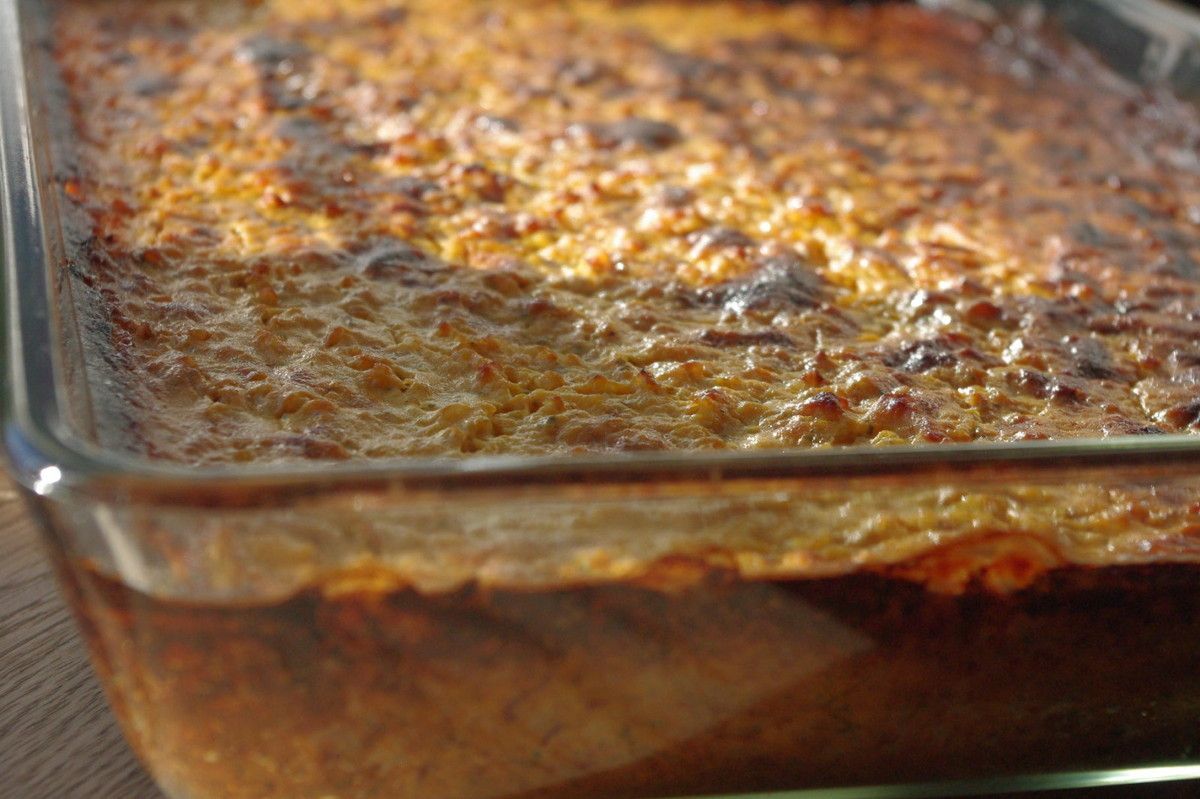 Gratin de courge, ail des ours, riz de Camargue &amp; quinoa