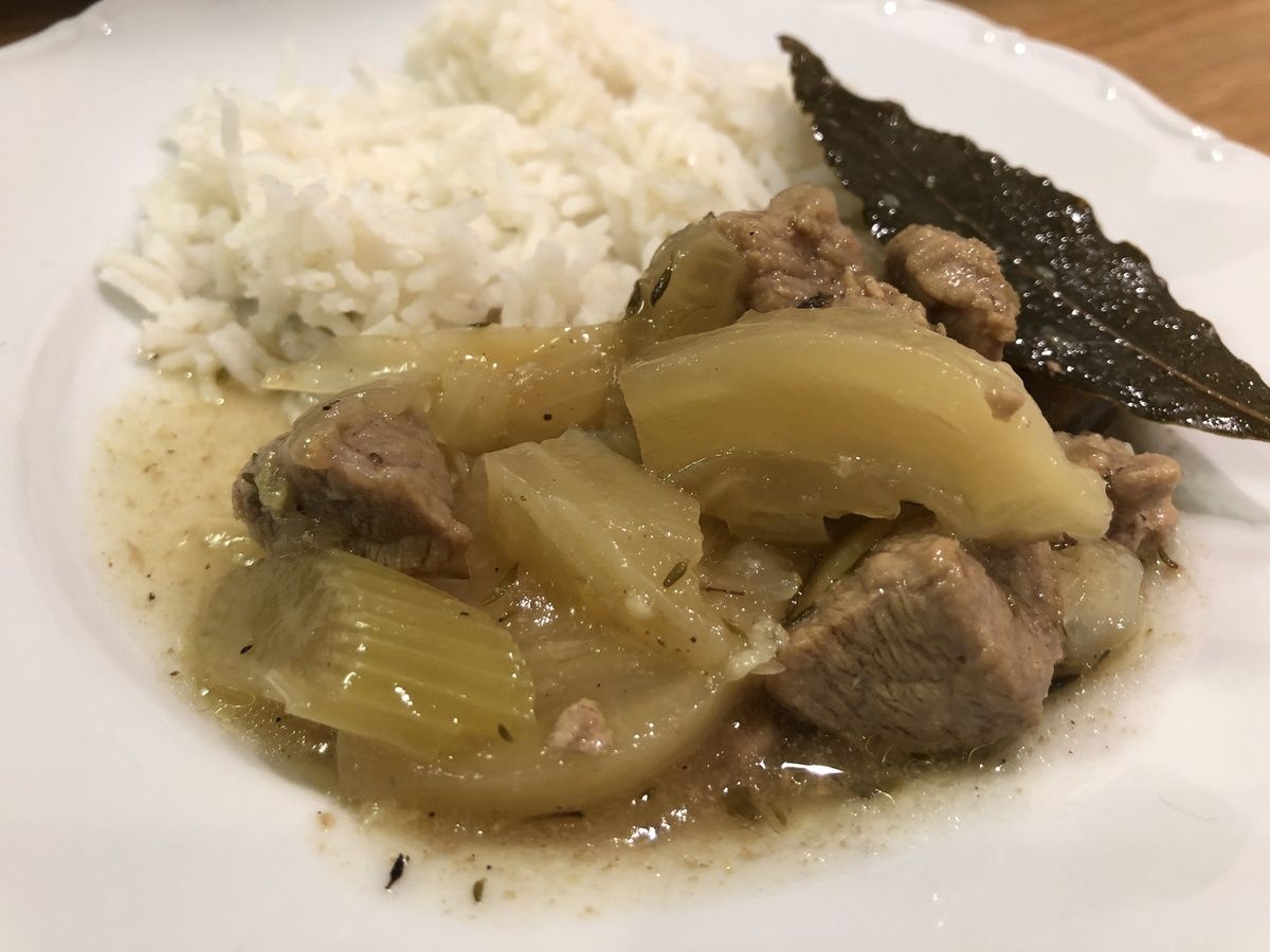 Veau au vin et au citron