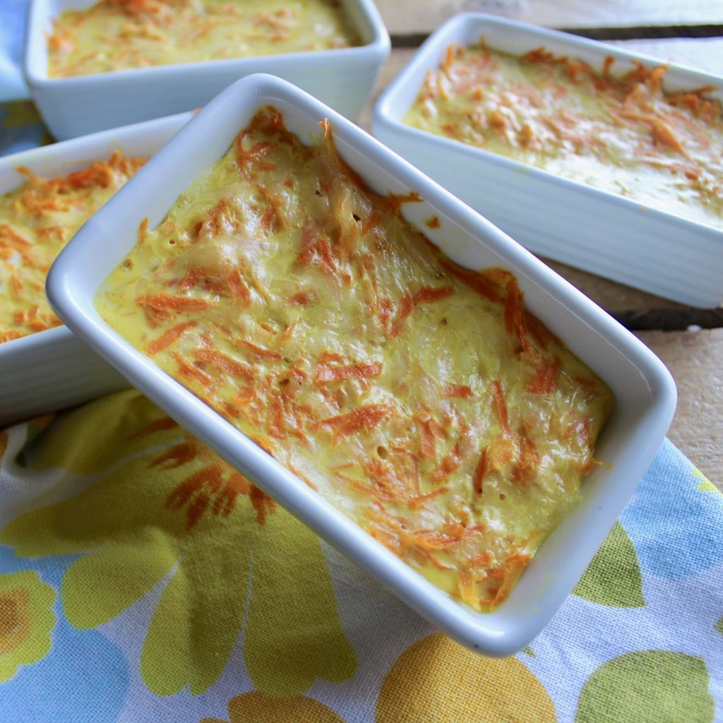 Flans de carottes et emmental (Omnicusieur) - Le Pays des Gourmandises